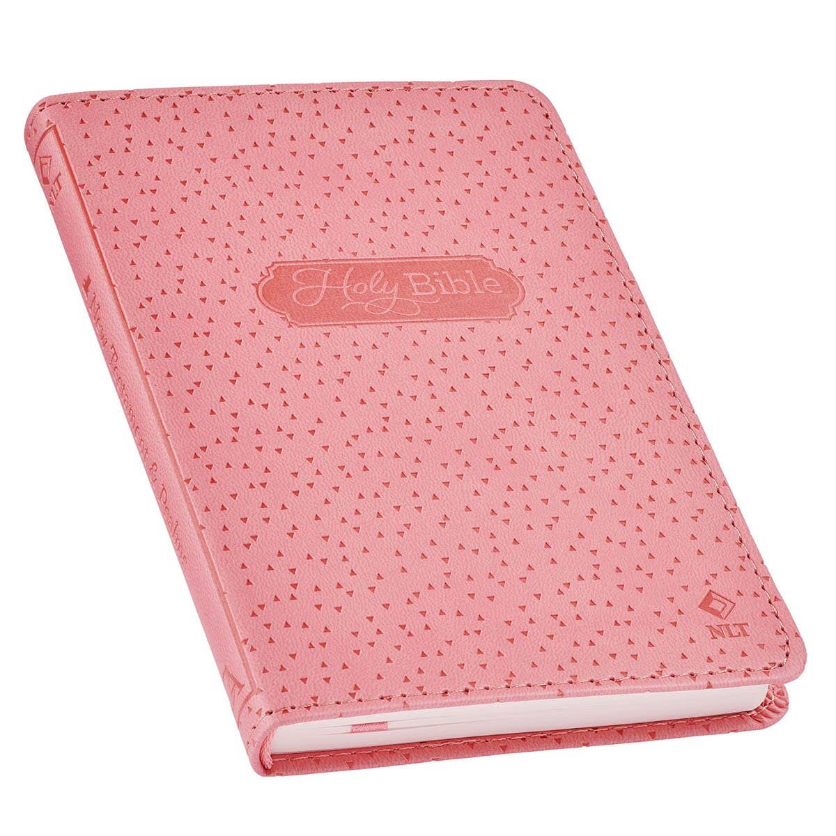 Bible NLT Infant New Testament Faux leather, Pink