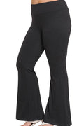 Zenana Plus Size Buttery Soft Flare Leggings