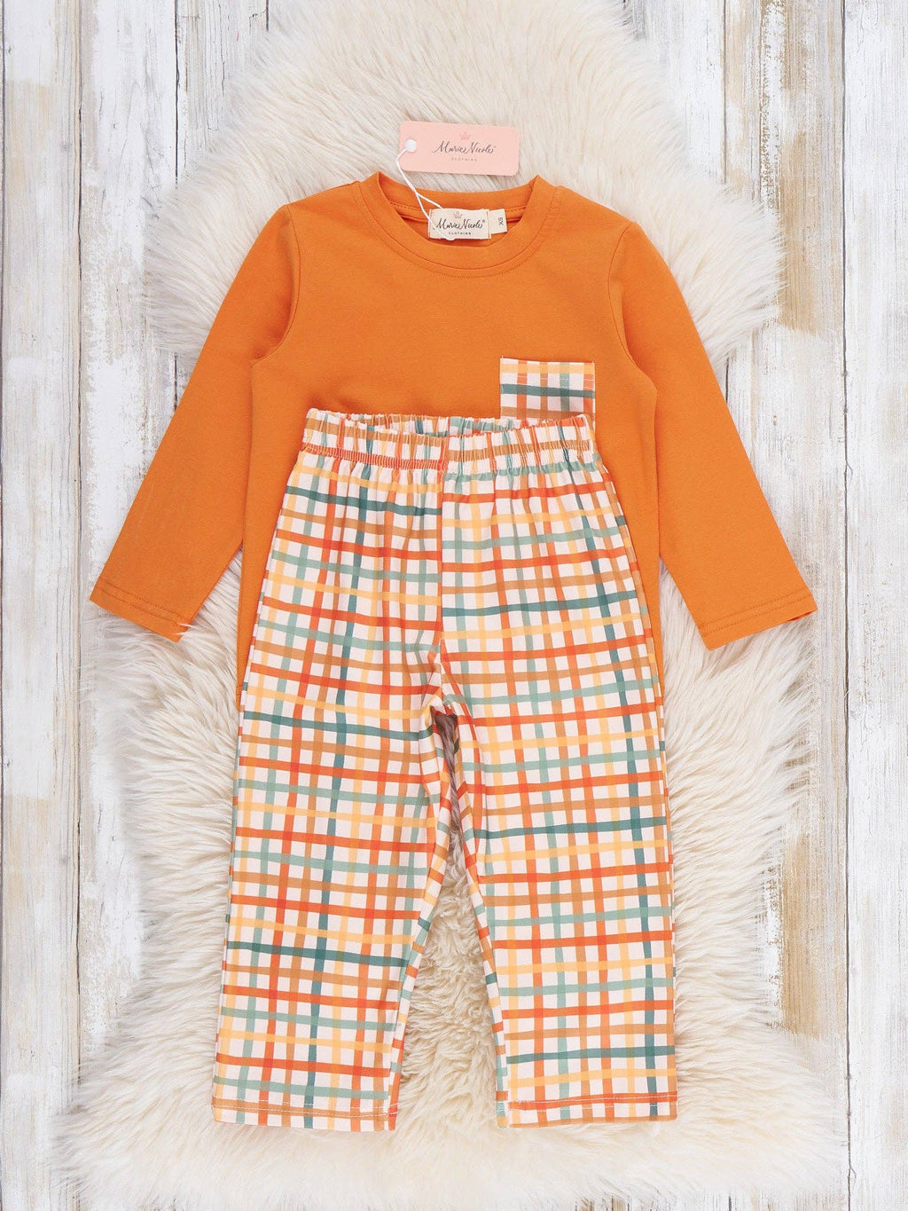 Harvest Patch Pocket Plaid Outfit