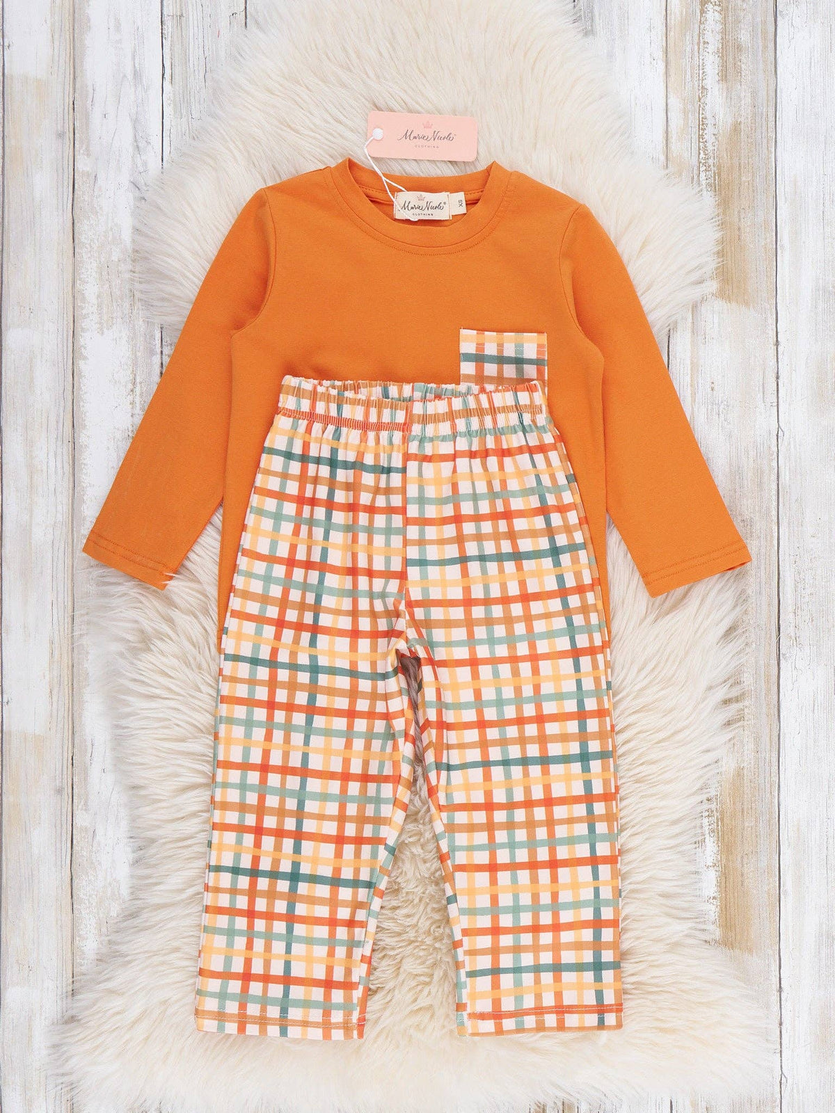 Harvest Patch Pocket Plaid Outfit