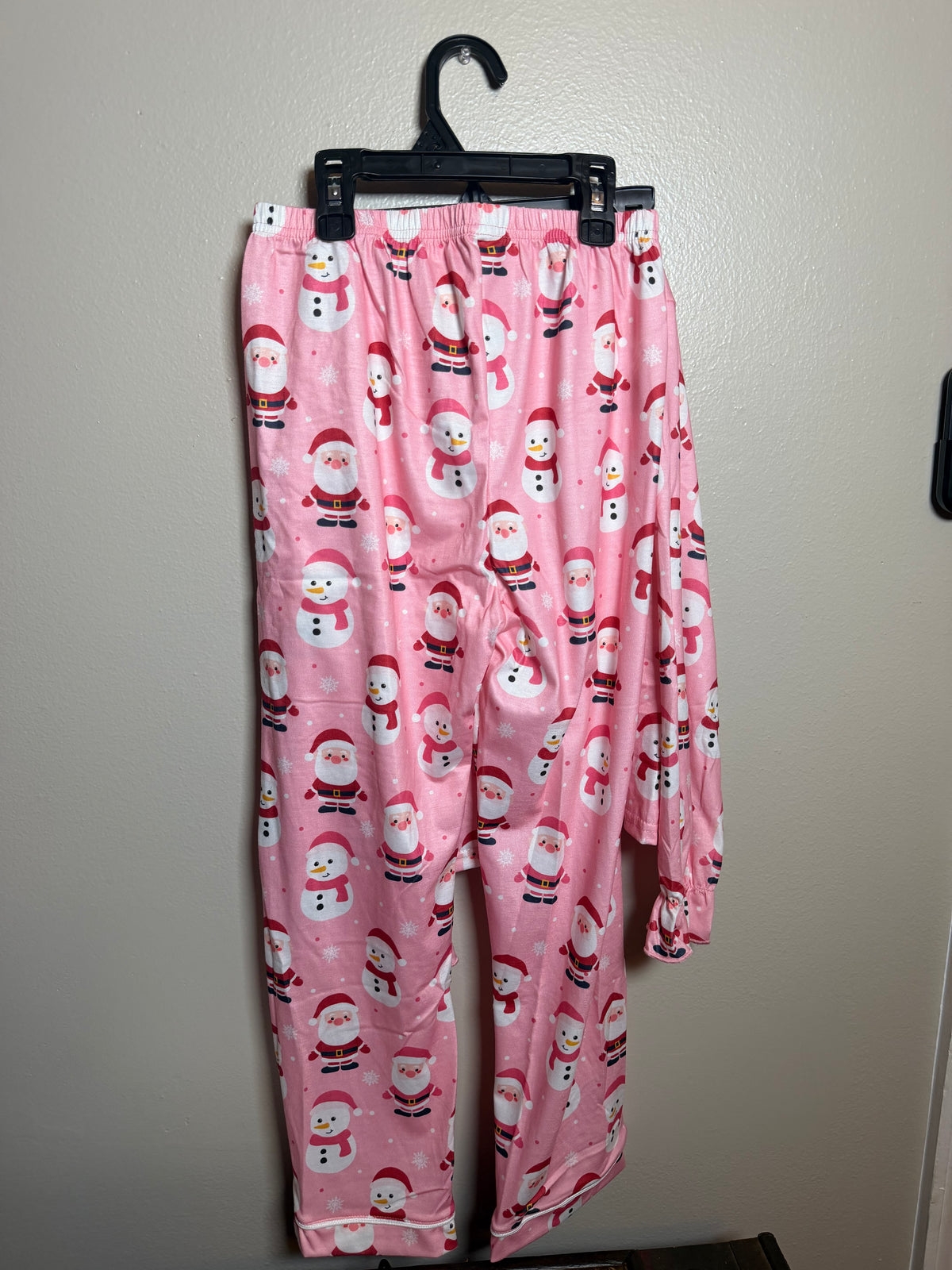 Girls Santa pj set