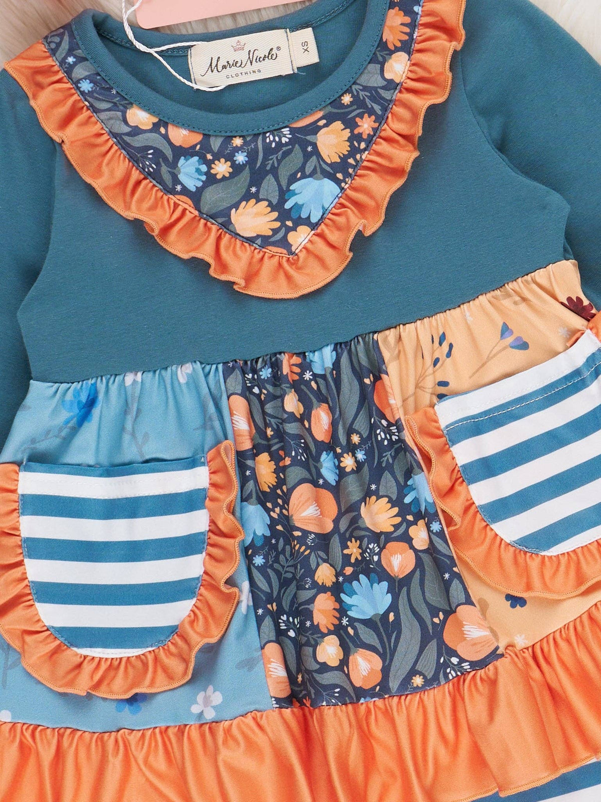 Pocket Flara Bells Outfit - Blue Grey