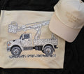 somebody's spoiled lineman wife short sleeve tee