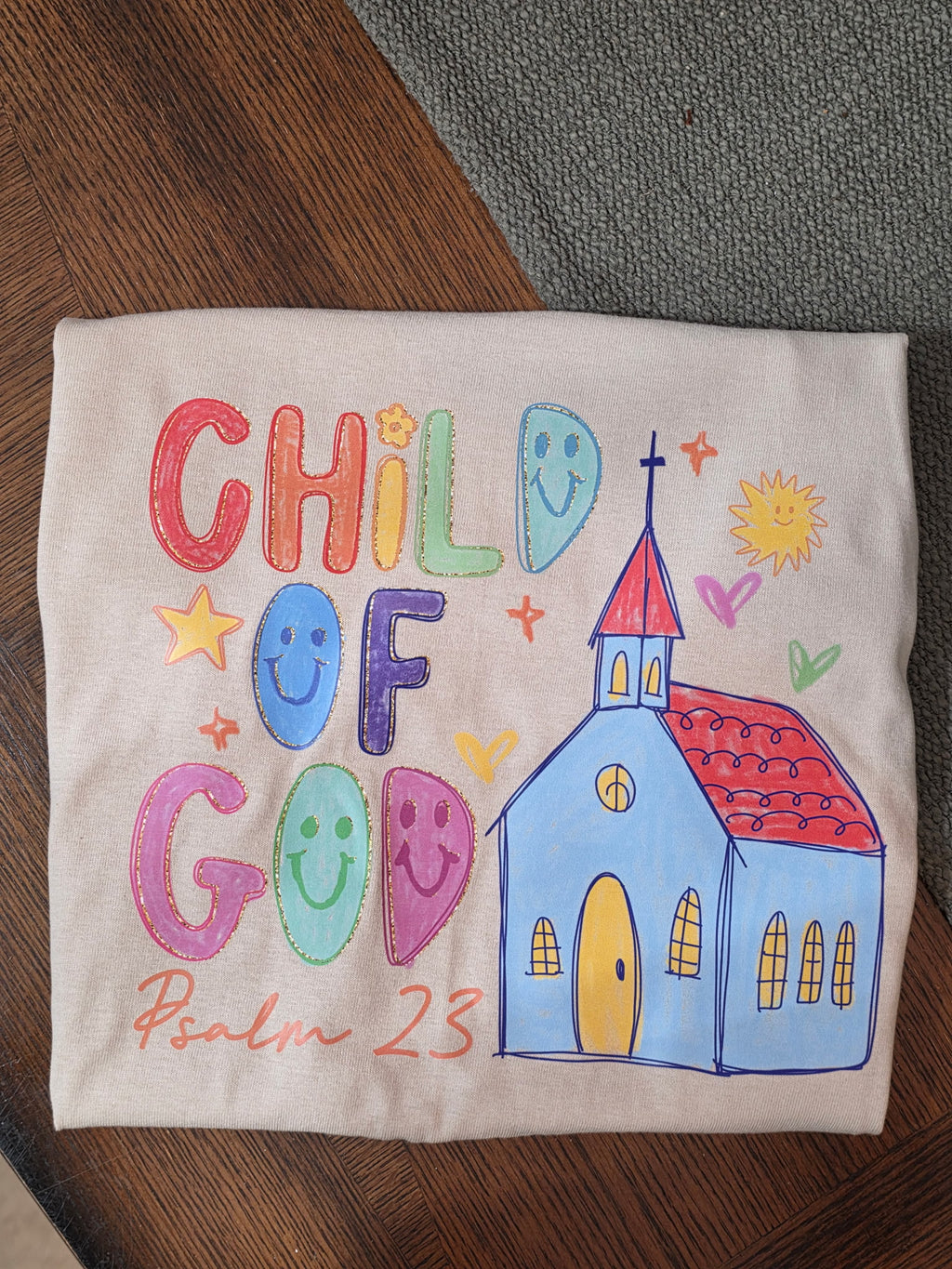 youth child of God short sleeve tee