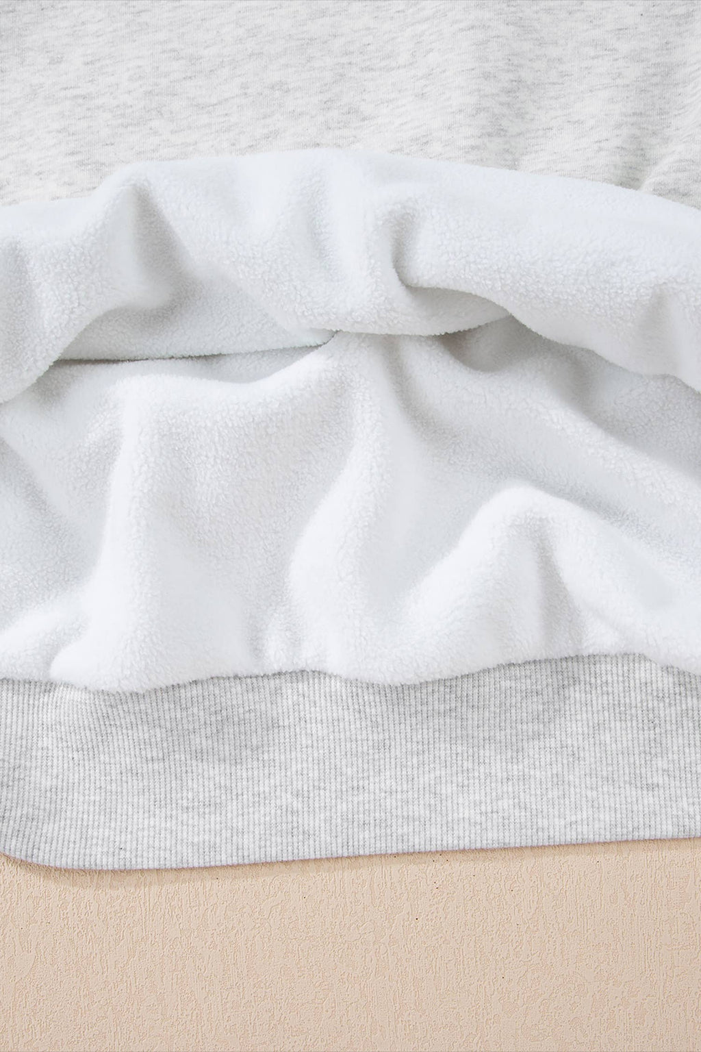 Reversible Mock Neck Sweatshirt