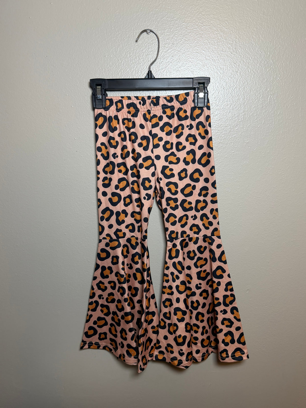 Leopard girls bell bottoms