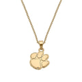 Clemson Tigers 24K Gold Plated Pendant Necklace
