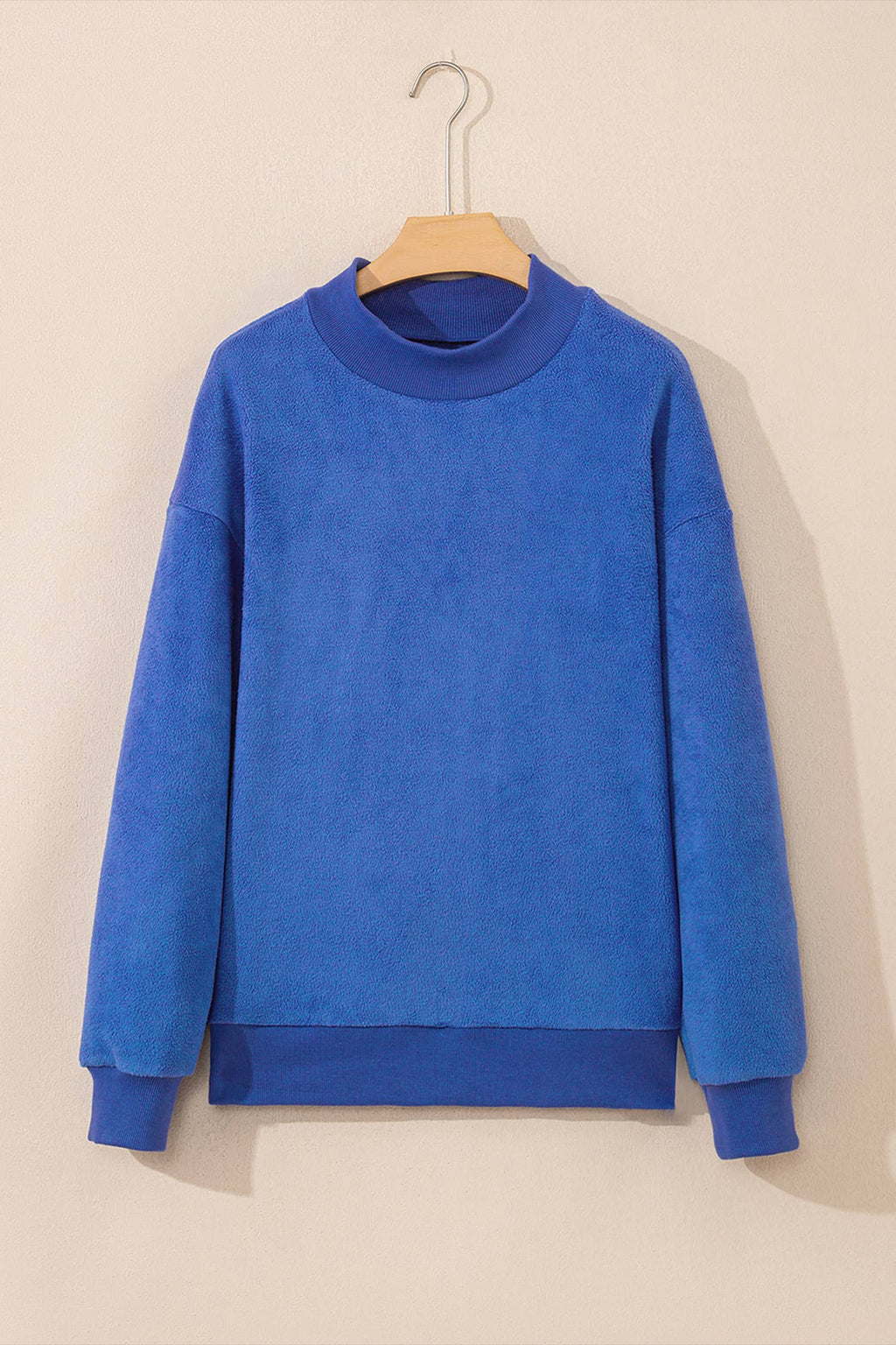 Reversible Mock Neck Sweatshirt