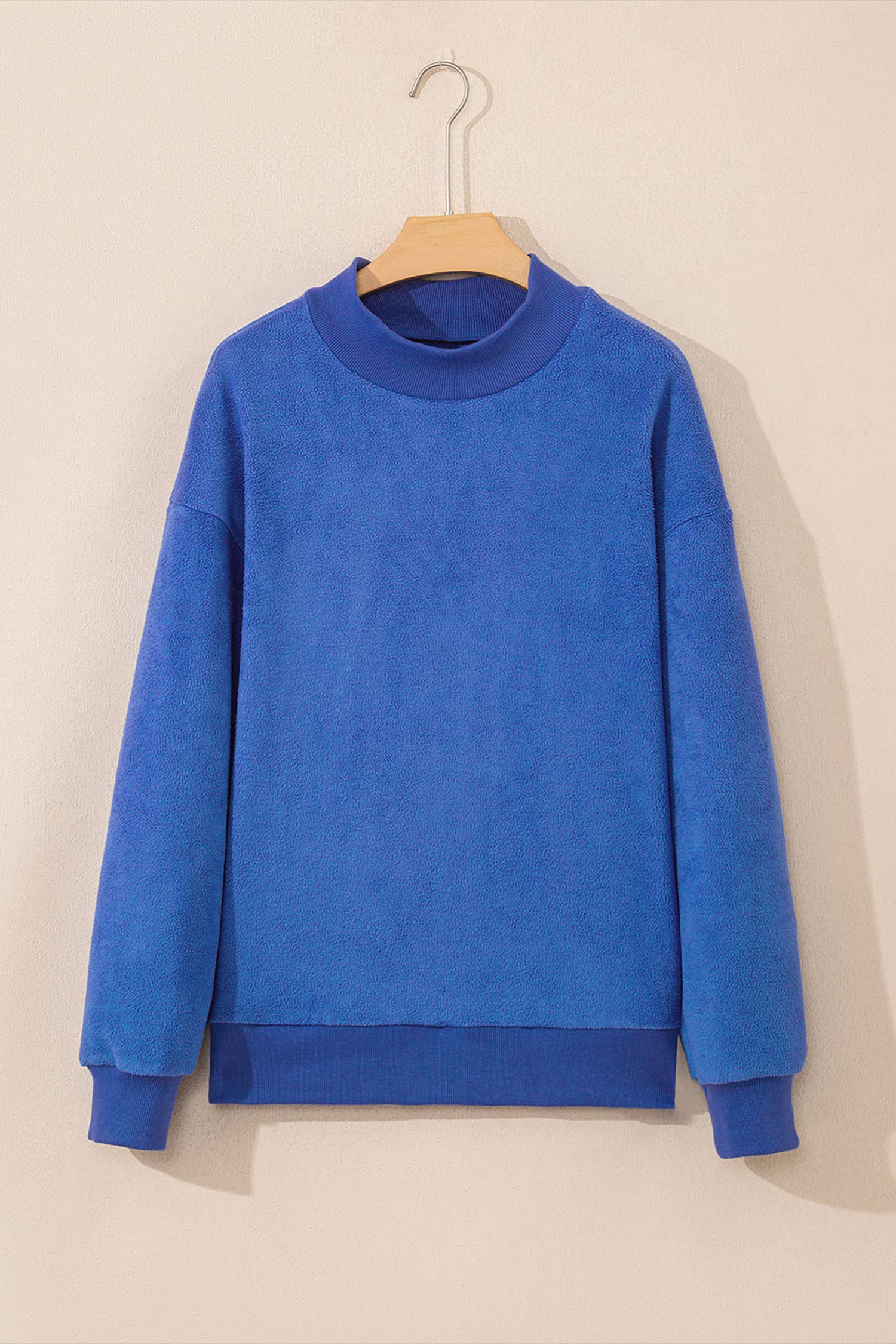 Reversible Mock Neck Sweatshirt
