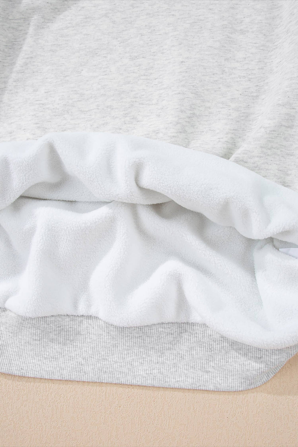 Reversible Mock Neck Sweatshirt
