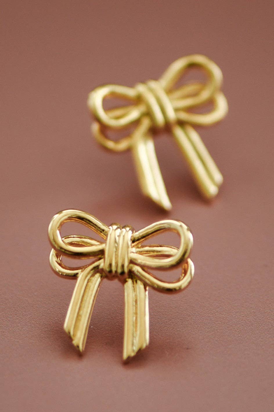 18K Gold Plated Waterproof Stainless Steel Stud Earrings