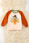Turkey application boys pullover shirt