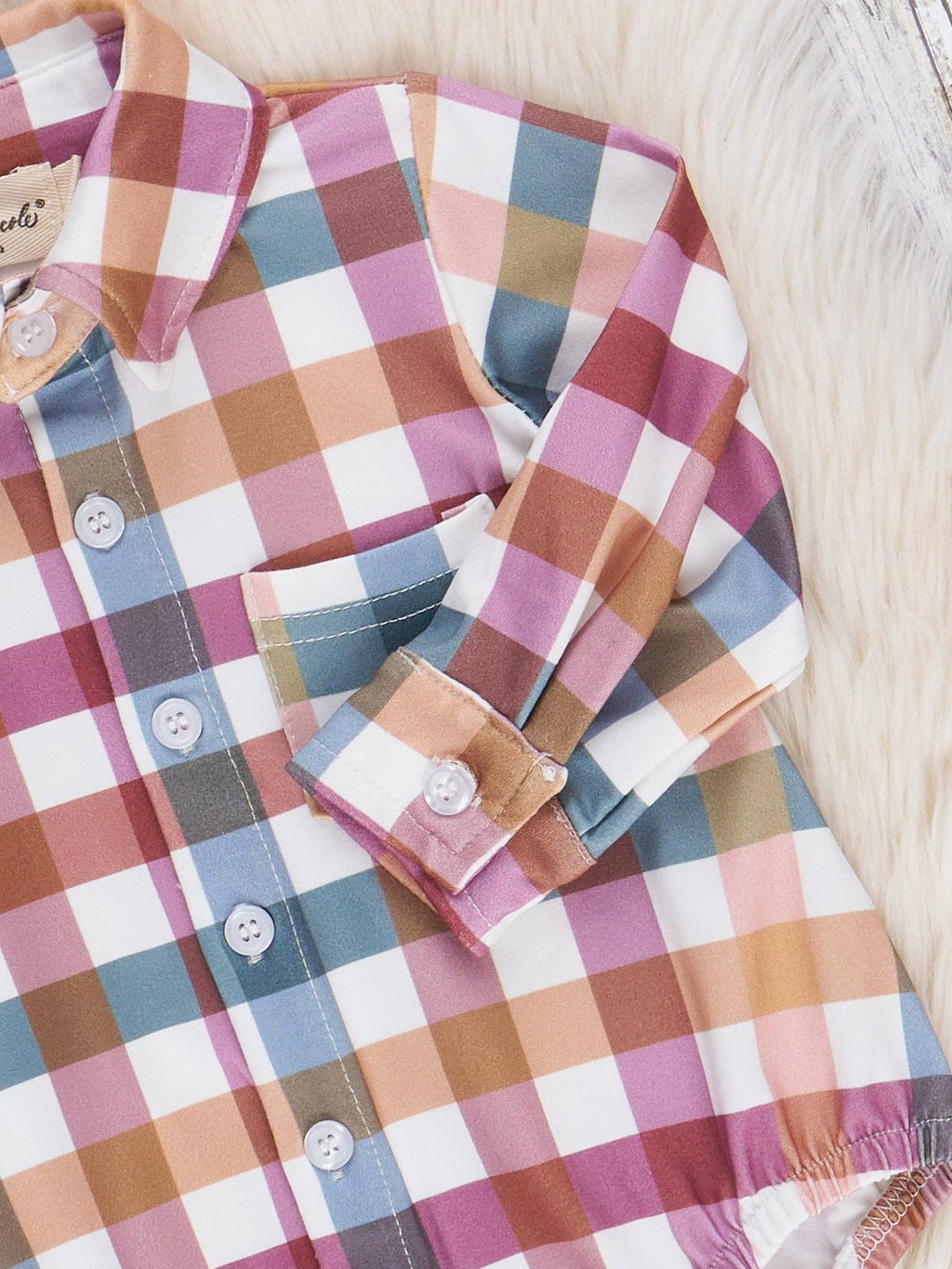 Cranberry Vintage Plaid Button Up Johnny