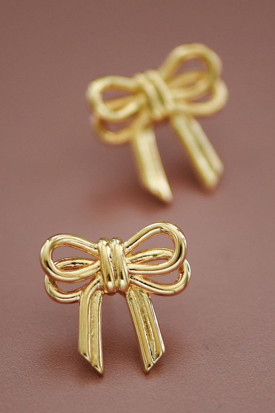 18K Gold Plated Waterproof Stainless Steel Stud Earrings