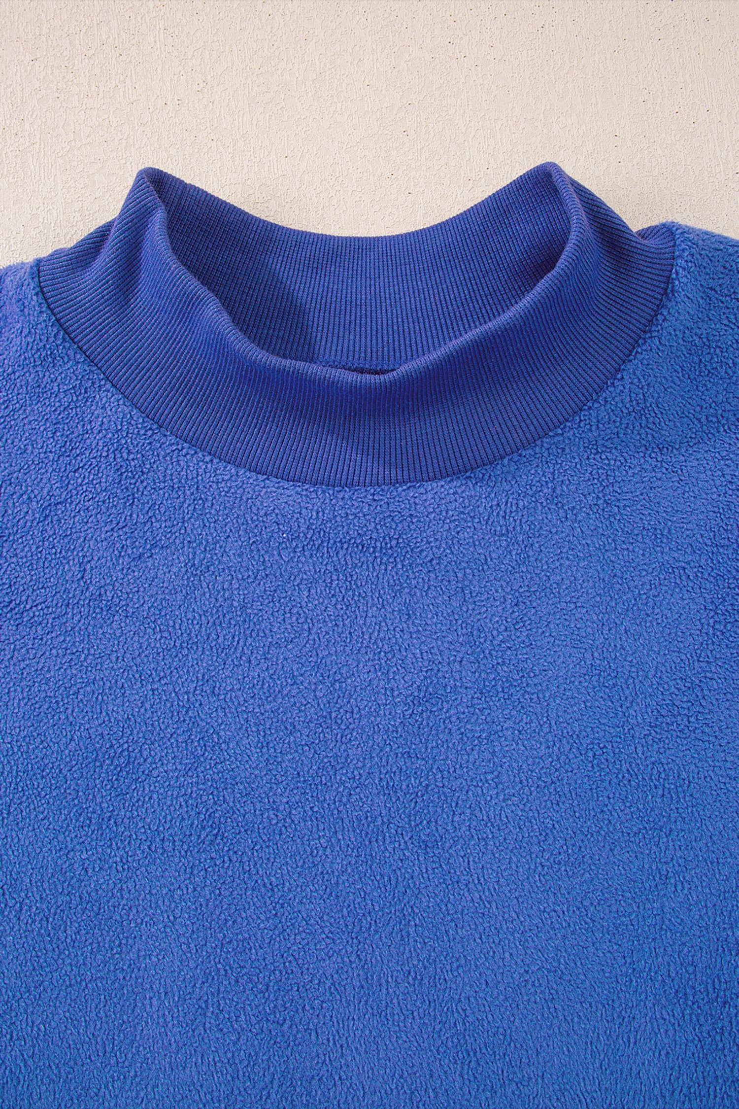 Reversible Mock Neck Sweatshirt
