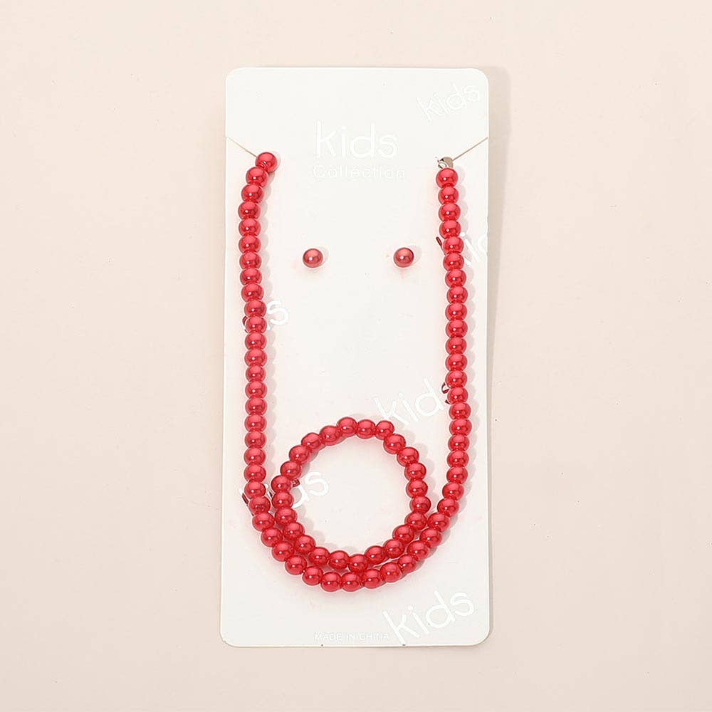 Kids Beaded Jewelry Set