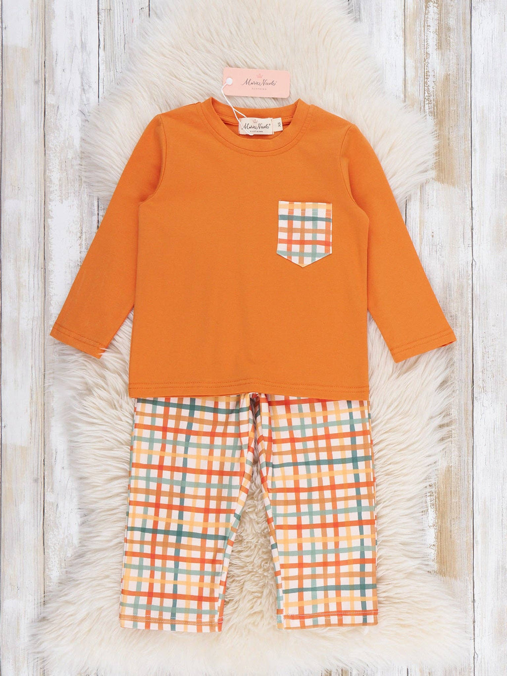 Harvest Patch Pocket Plaid Outfit