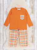 Harvest Patch Pocket Plaid Outfit
