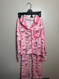 Girls Santa pj set