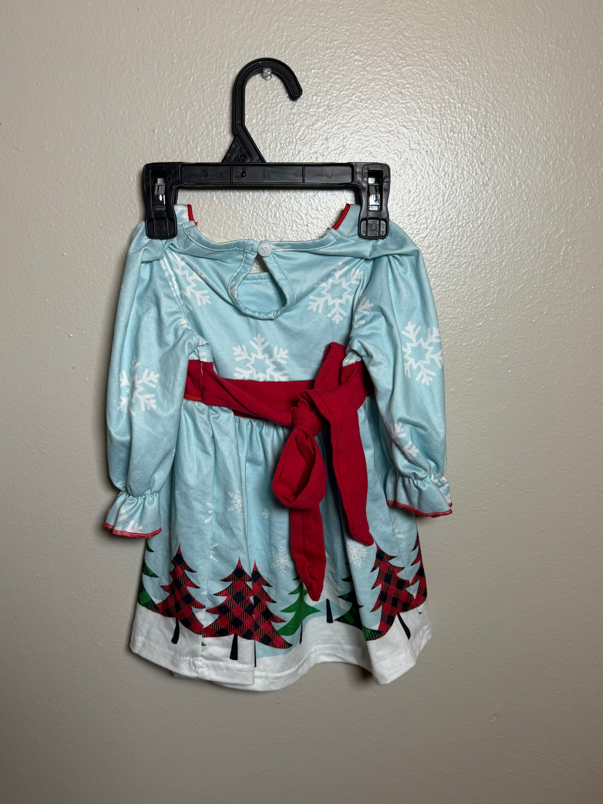 Girls Christmas tree dress