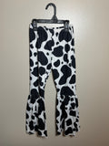 Girls cow print pants