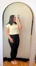 Venice Crossover Waist Leggings