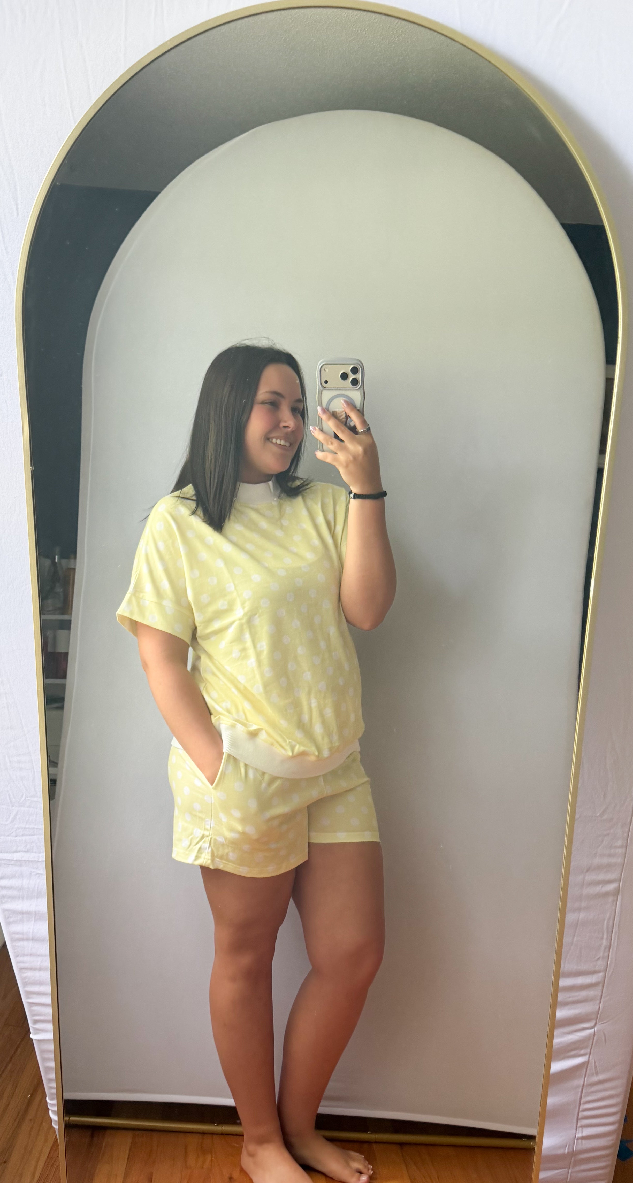 Casual Short Sleeve Pocket Two Piece Sets
