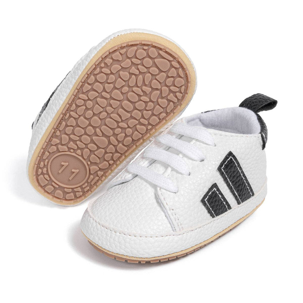 Unisex pleather baby tennis, super cute.