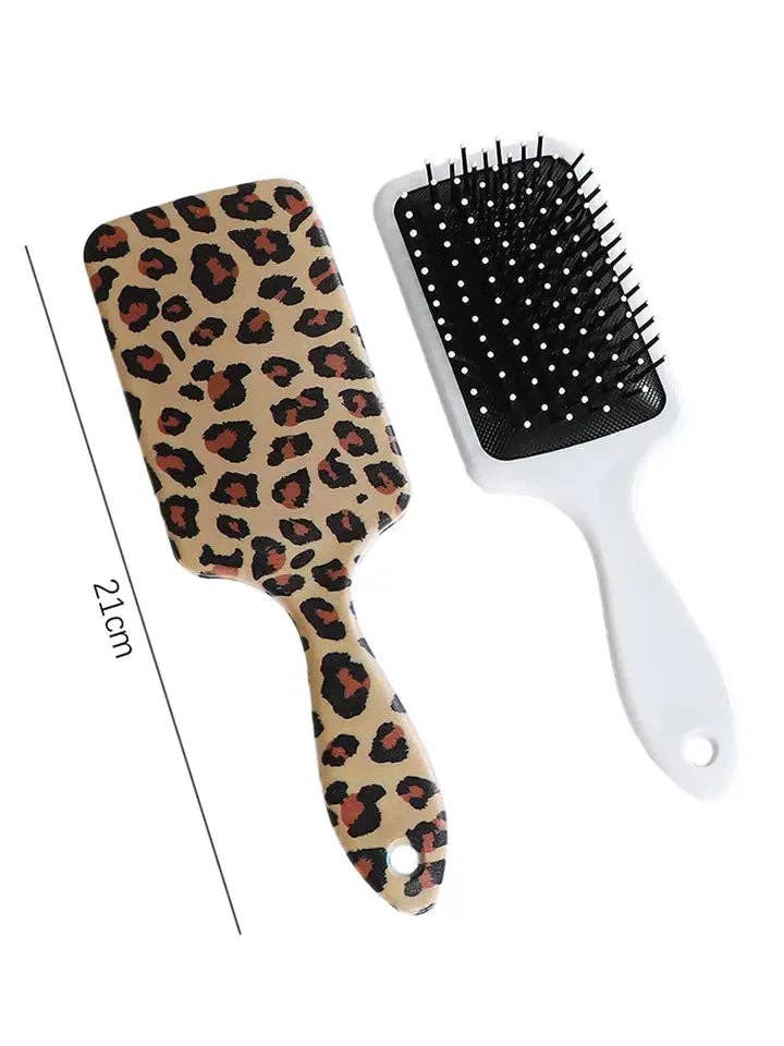 Leopard Print wet/dry/detangling Hair Brush
