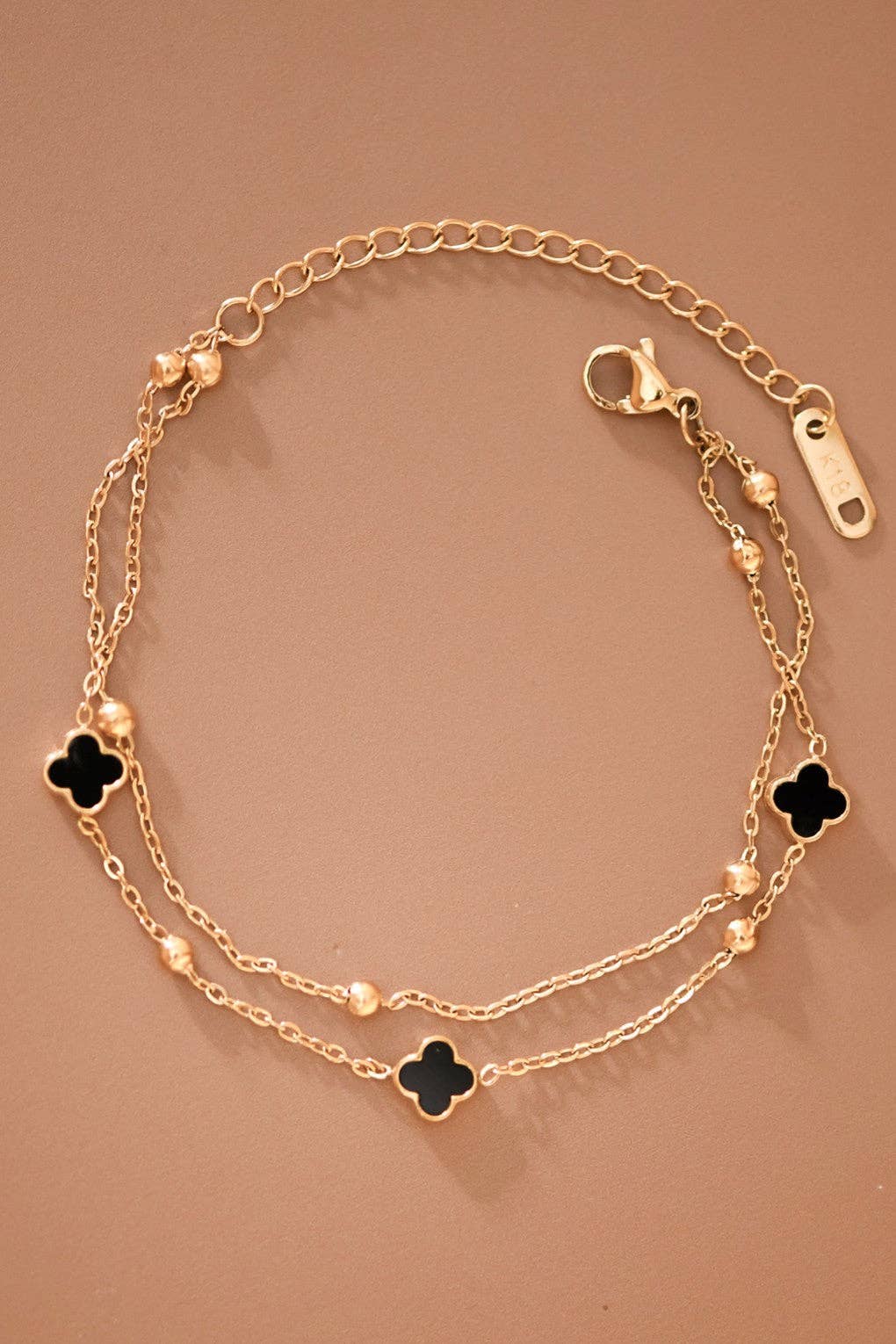 18K Gold Plated Waterproof Stainless Steel Chain Bracelet