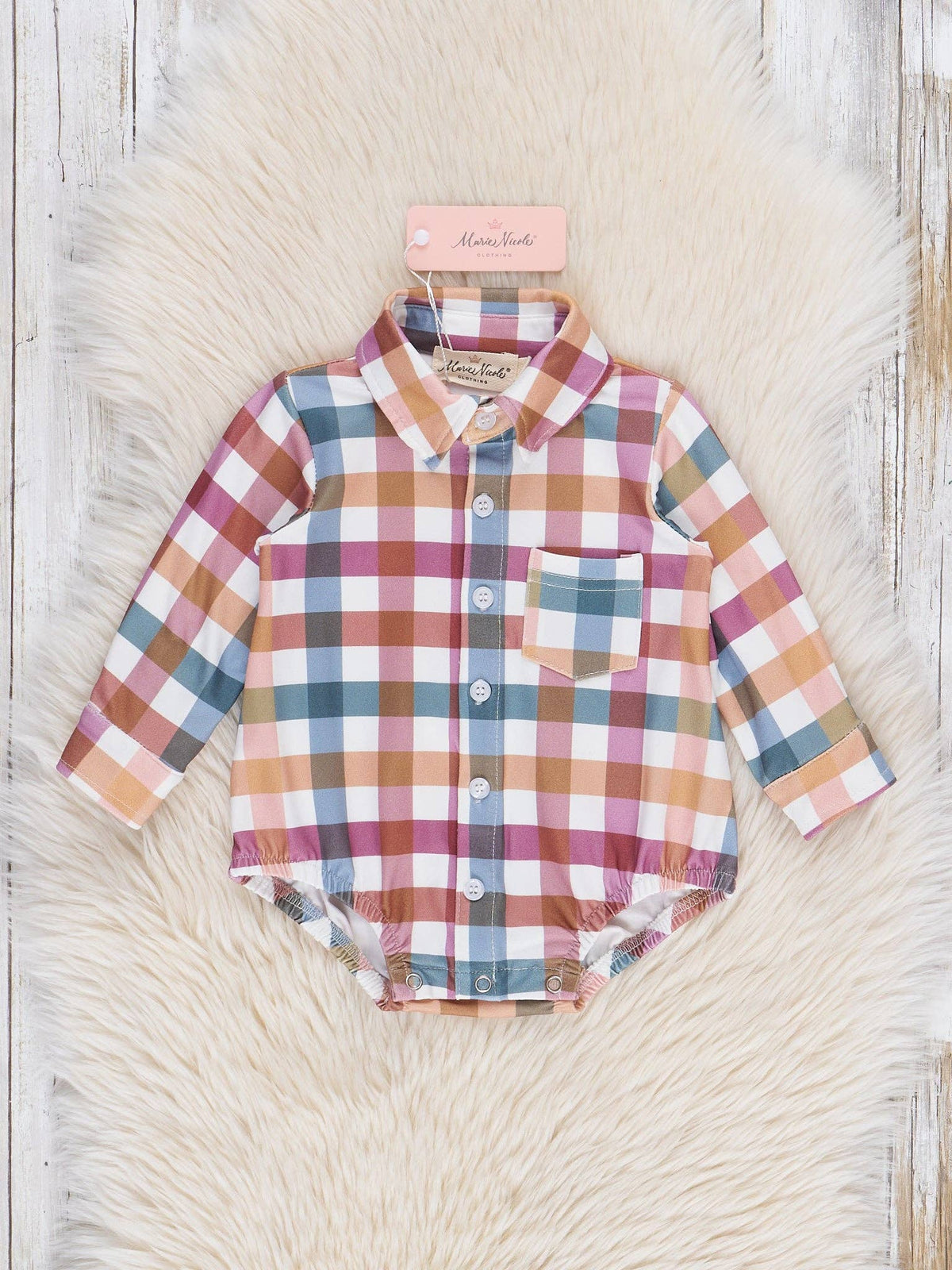 Cranberry Vintage Plaid Button Up Johnny