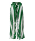 Casual Color-Block Striped Print Straight-Leg Pants