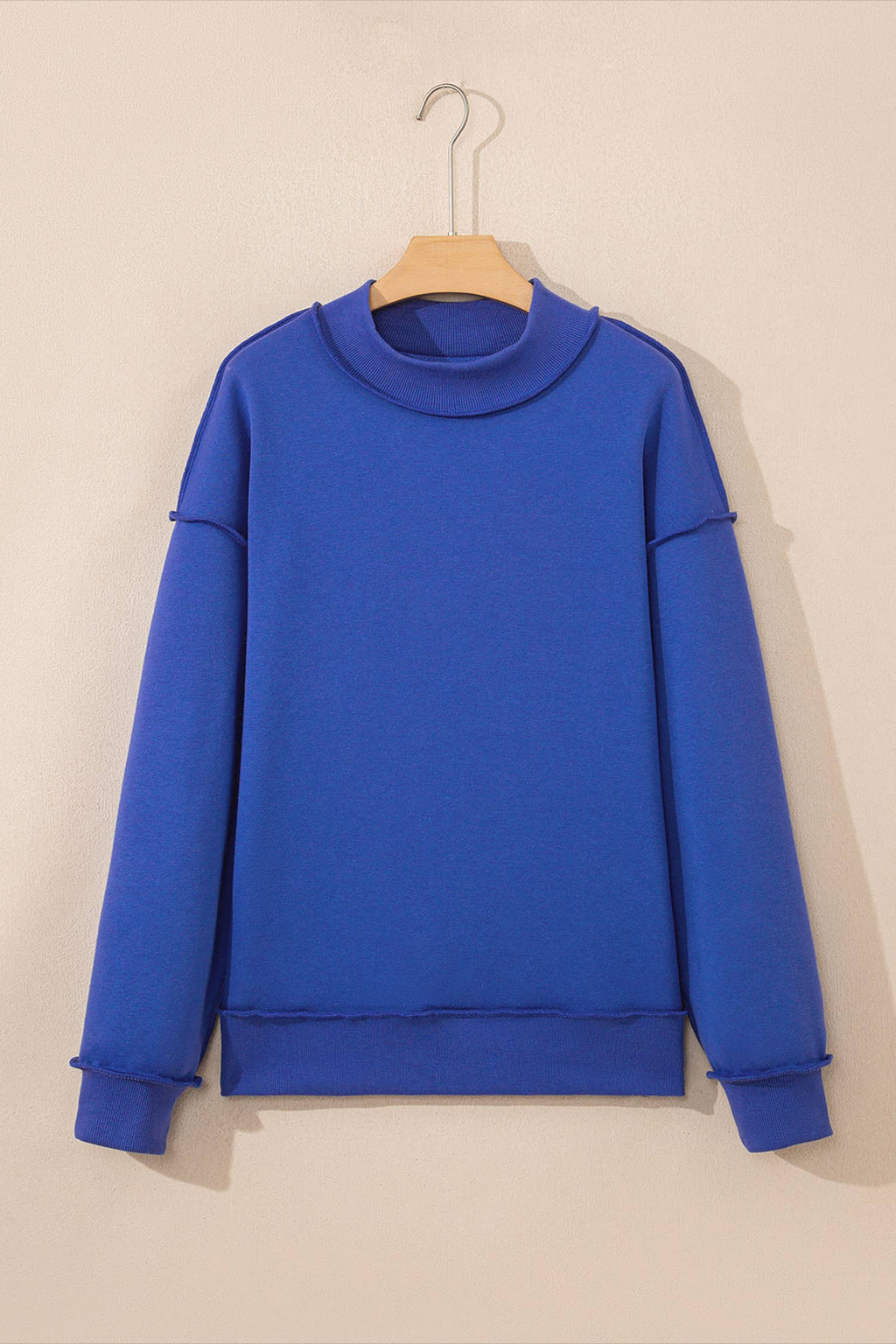 Reversible Mock Neck Sweatshirt