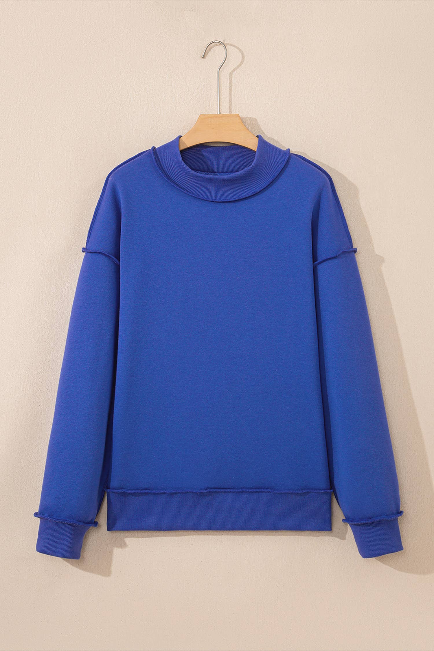 Reversible Mock Neck Sweatshirt