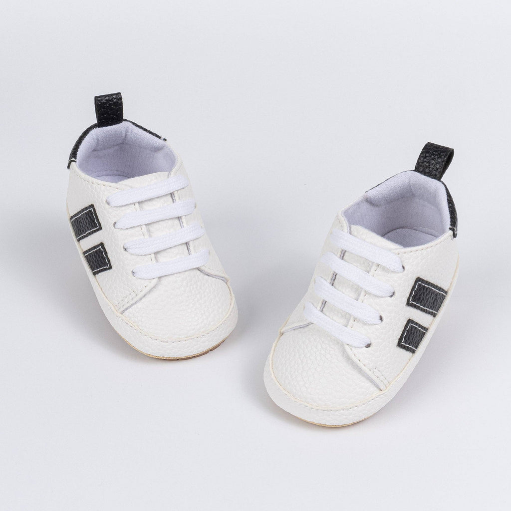 Unisex pleather baby tennis, super cute.