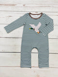 Baby Boy Stripe Duck  Romper