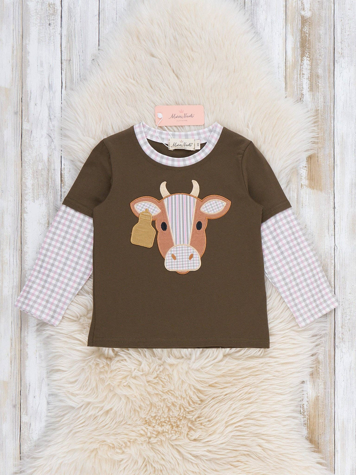 Cattle Ranch Layered Sleeve Top